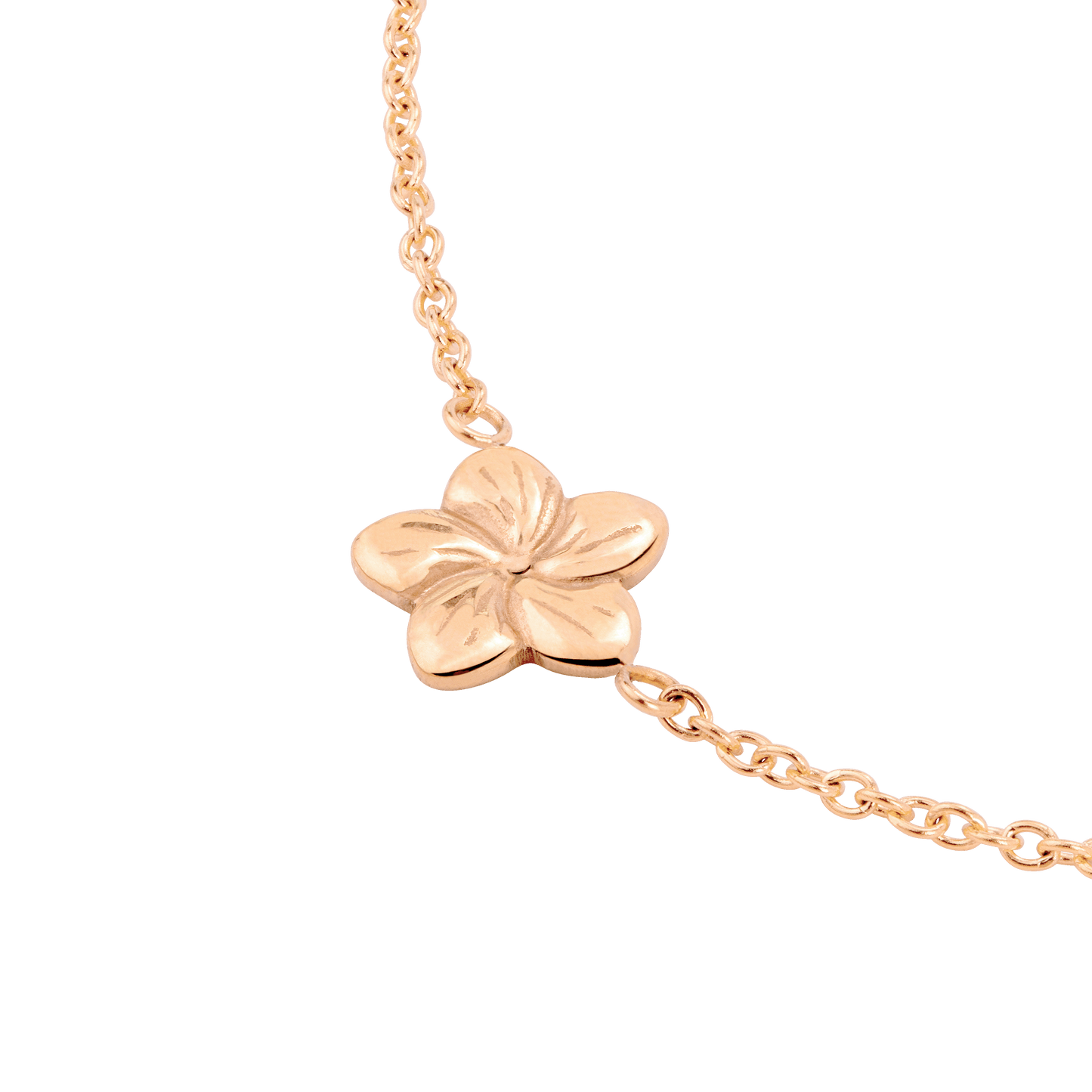 Floral Glow Choker Rose Gold