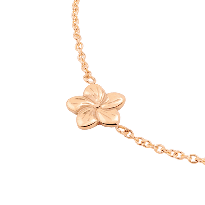 Floral Glow Choker Rose Gold