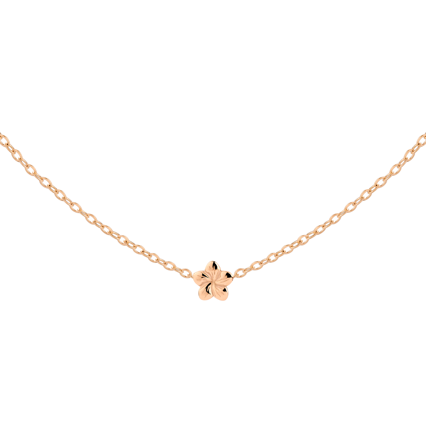 Floral Glow Choker Rose Gold