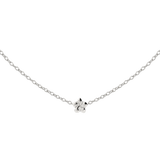 Floral Glow Choker Silver