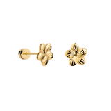 Floral Glow Studs Gold
