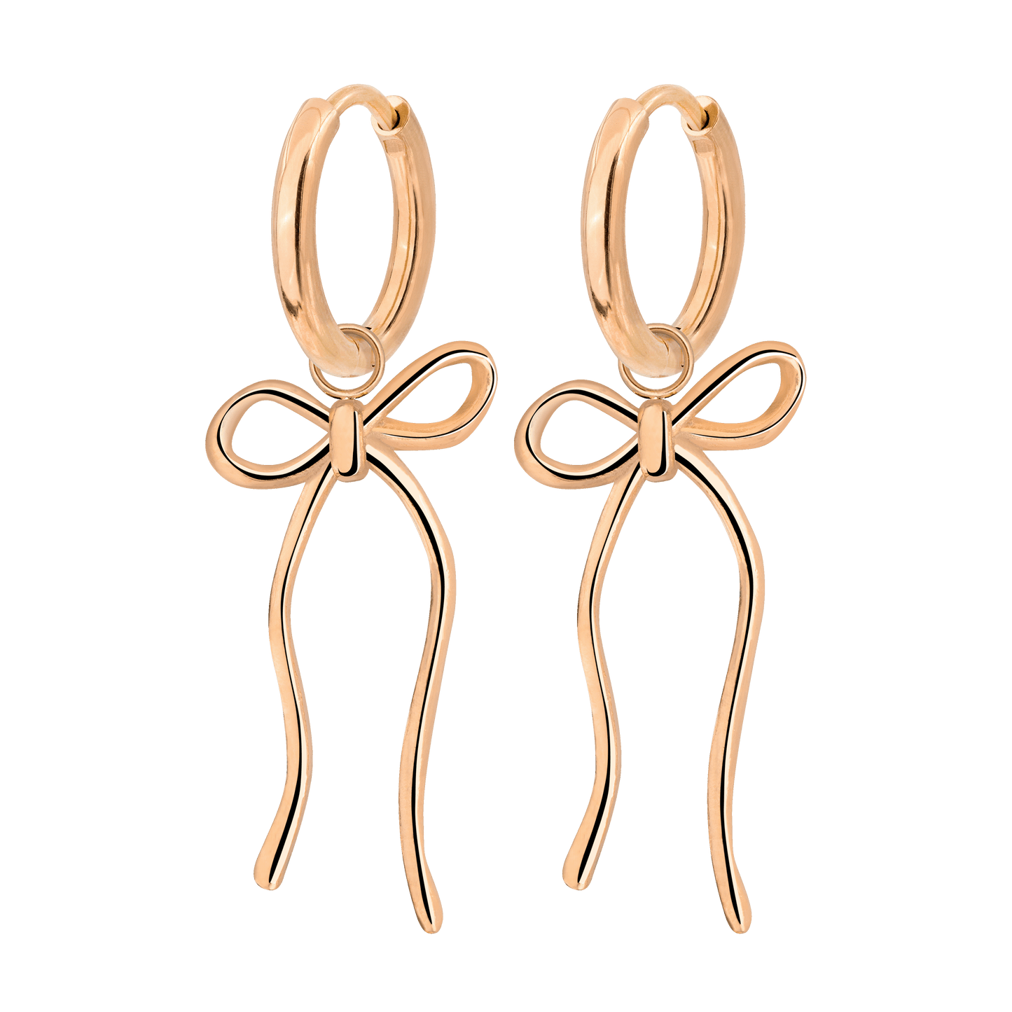 Lovely Loop Hoop Set Small Rose Gold