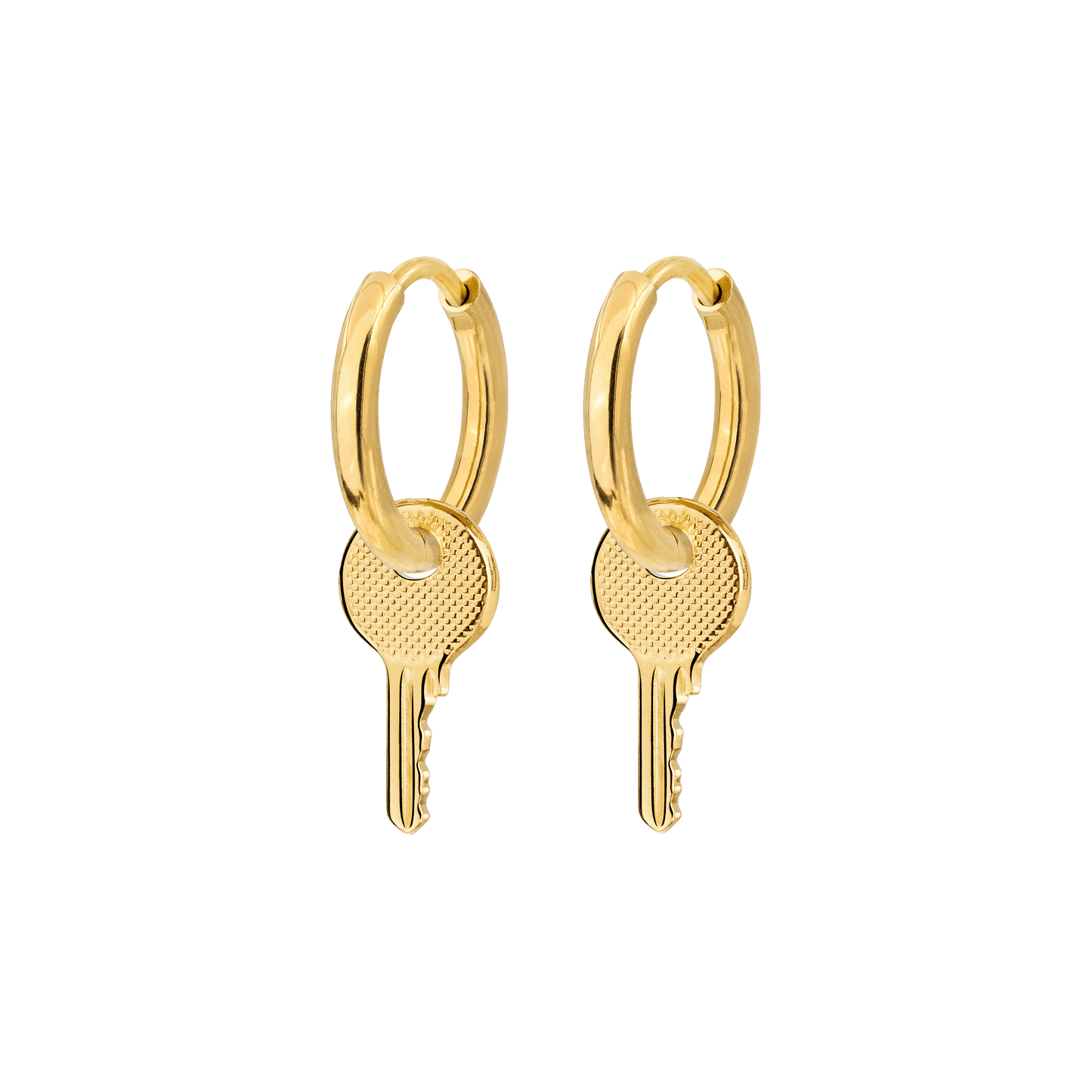 Low-key Hoop Set Small Gold