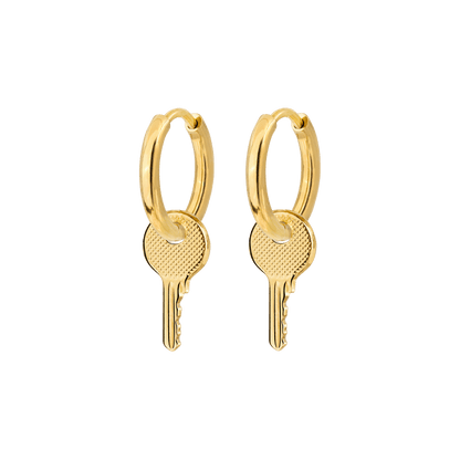 Low-key Hoop Set Small Gold