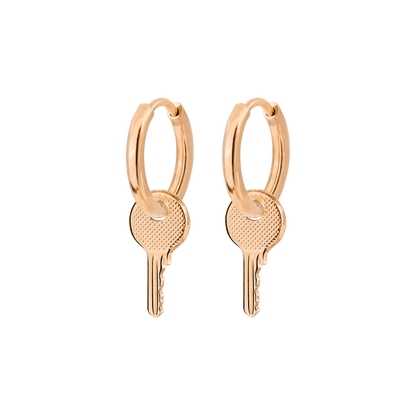 Low-key Hoop Set Small Rose Gold