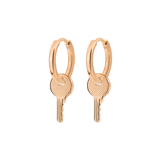 Low-key Hoop Set Small Rose Gold