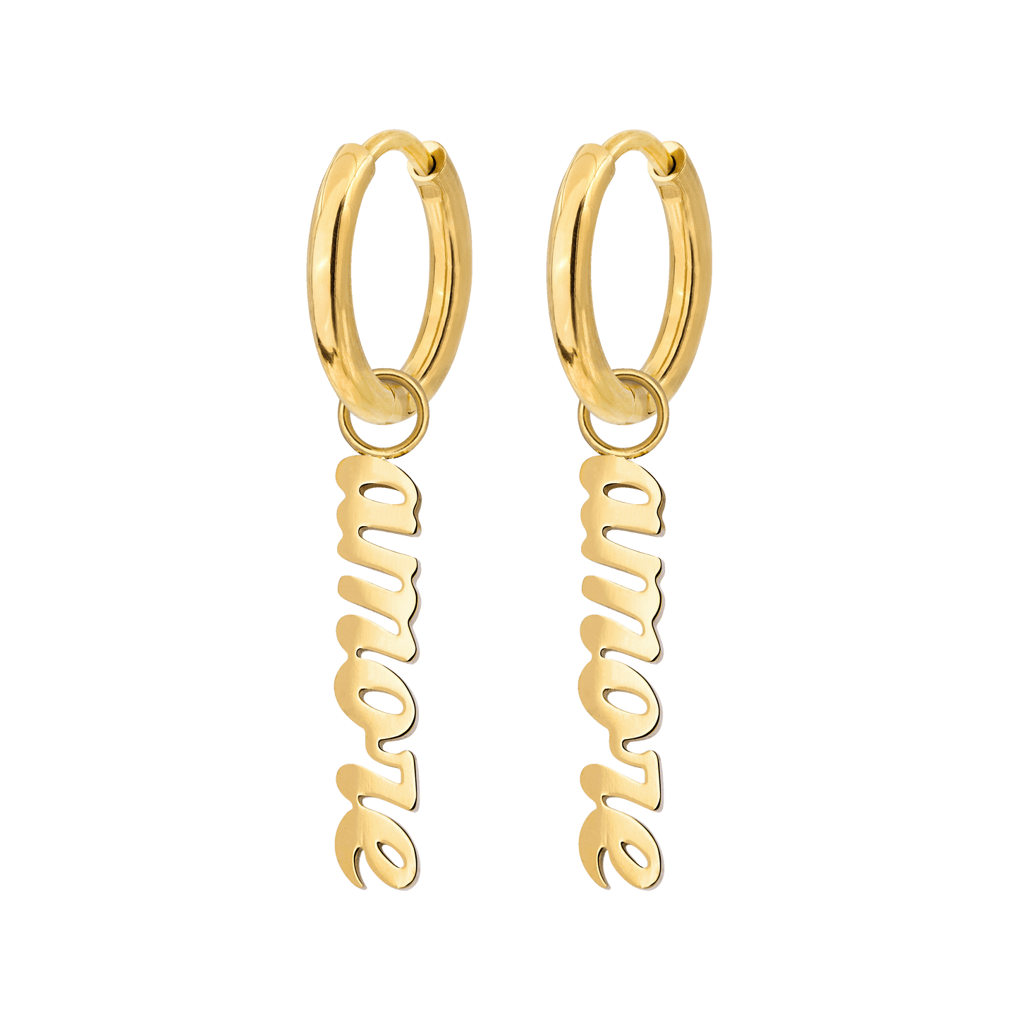 Amore puro Hoop Set Small Gold