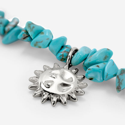 Blue Lagoon Bracelet Silver