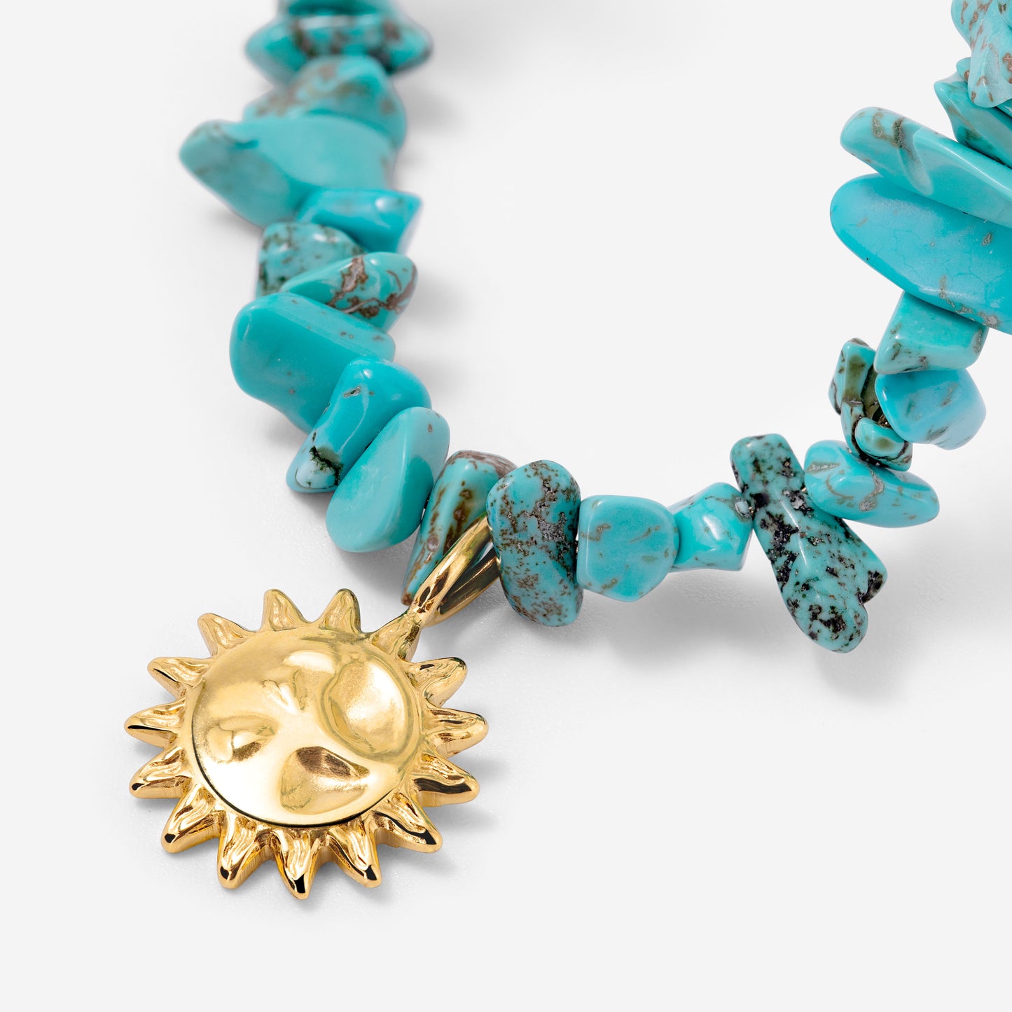 Blue Lagoon Necklace Gold