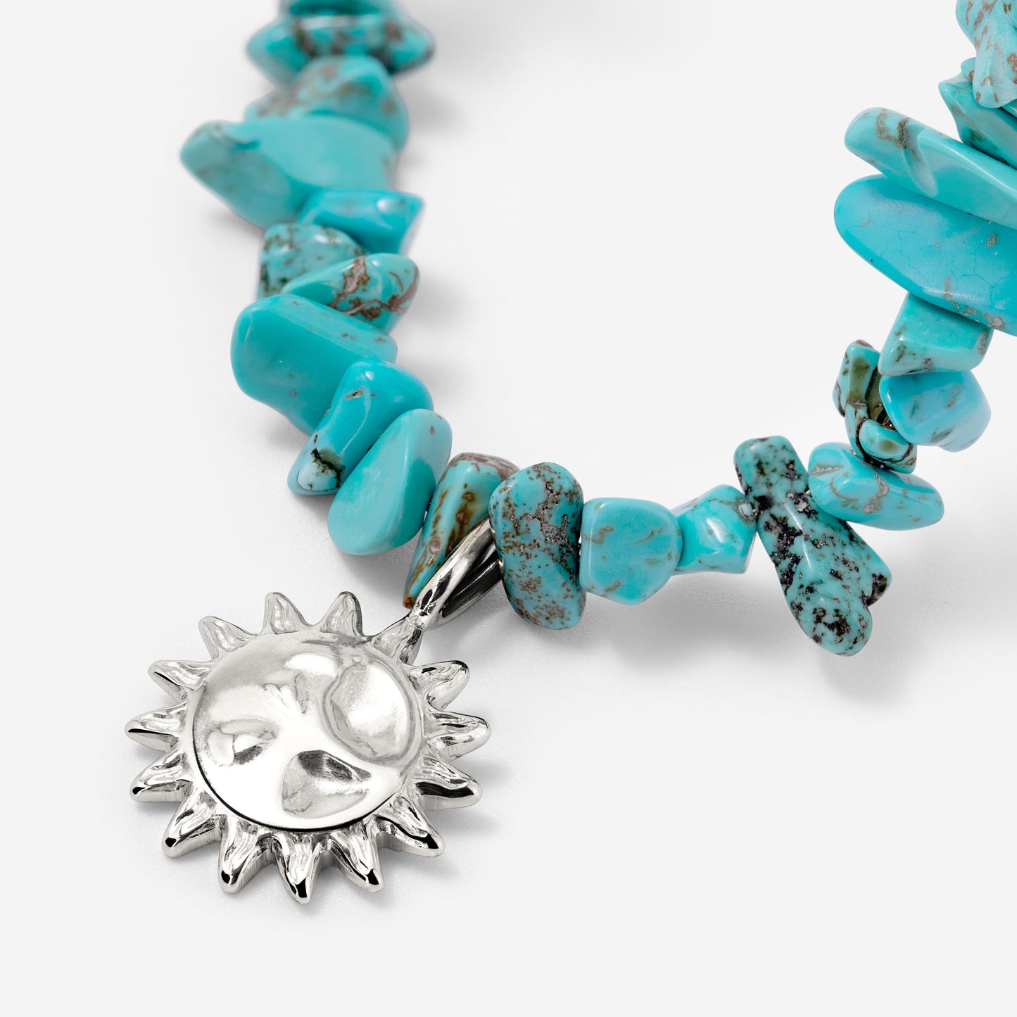 Blue Lagoon Necklace Silver