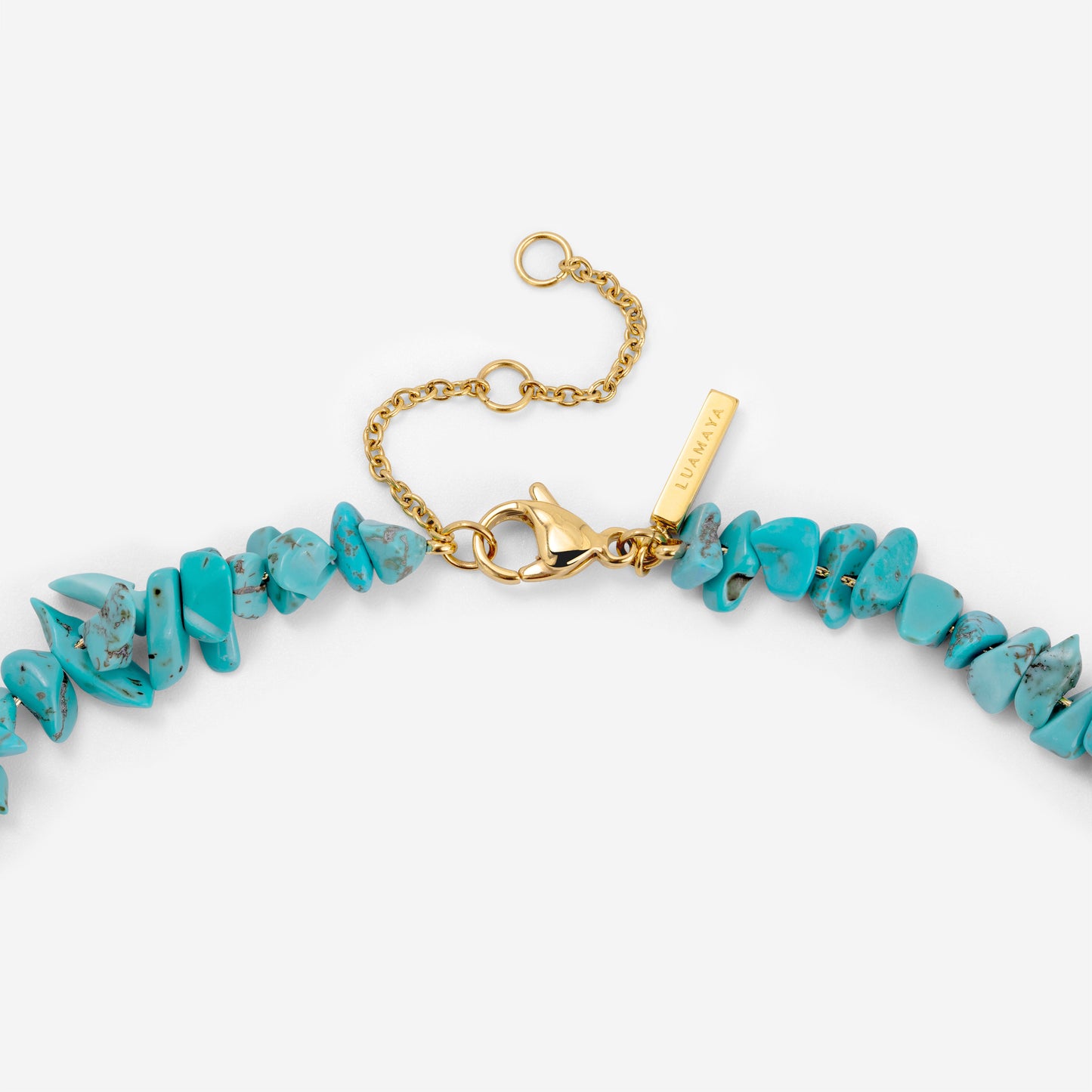 Blue Lagoon Necklace Gold