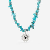 Blue Lagoon Necklace Silver