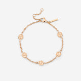 Boho Coin Bracelet Rose Gold