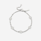 Boho Coin Bracelet Silver