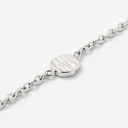 Boho Coin Bracelet Silver