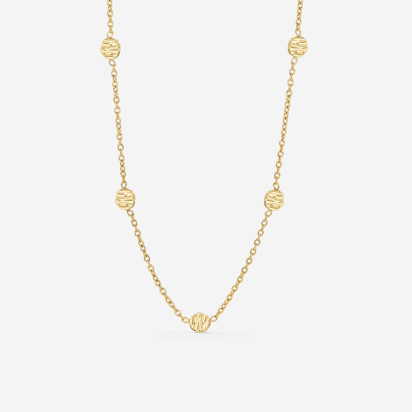 Boho Coin Necklace Gold