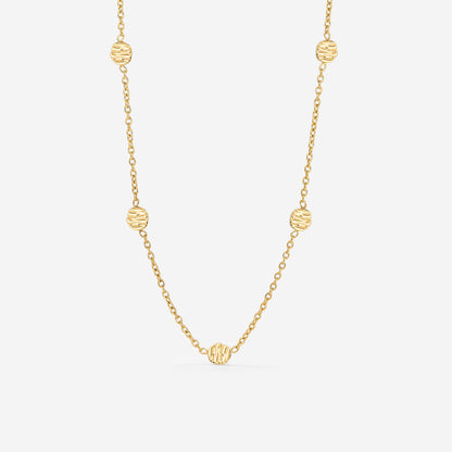 Boho Coin Necklace Gold