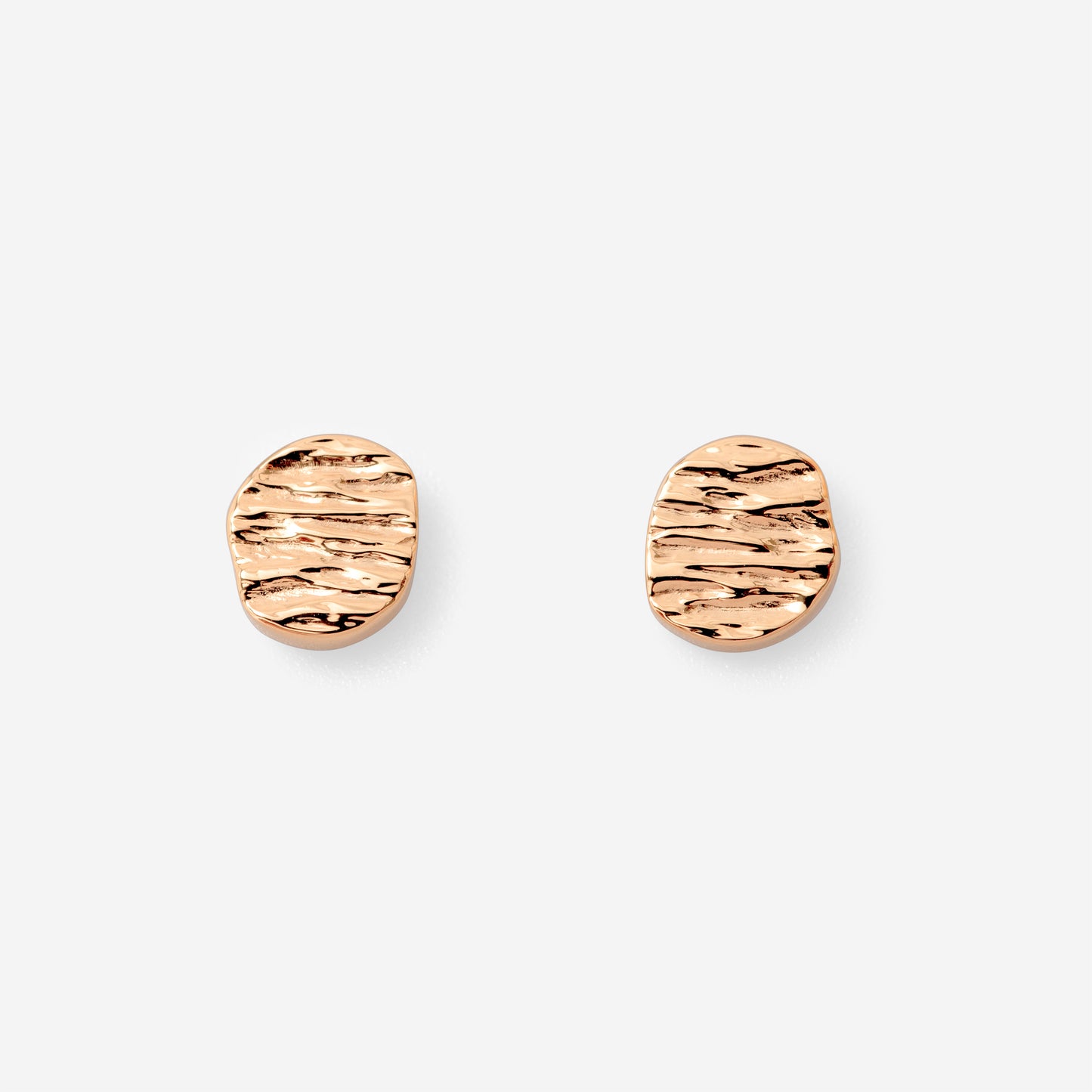 Boho Coin Studs Rose Gold