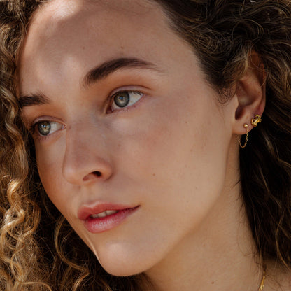 Crab Chaser Studs Gold