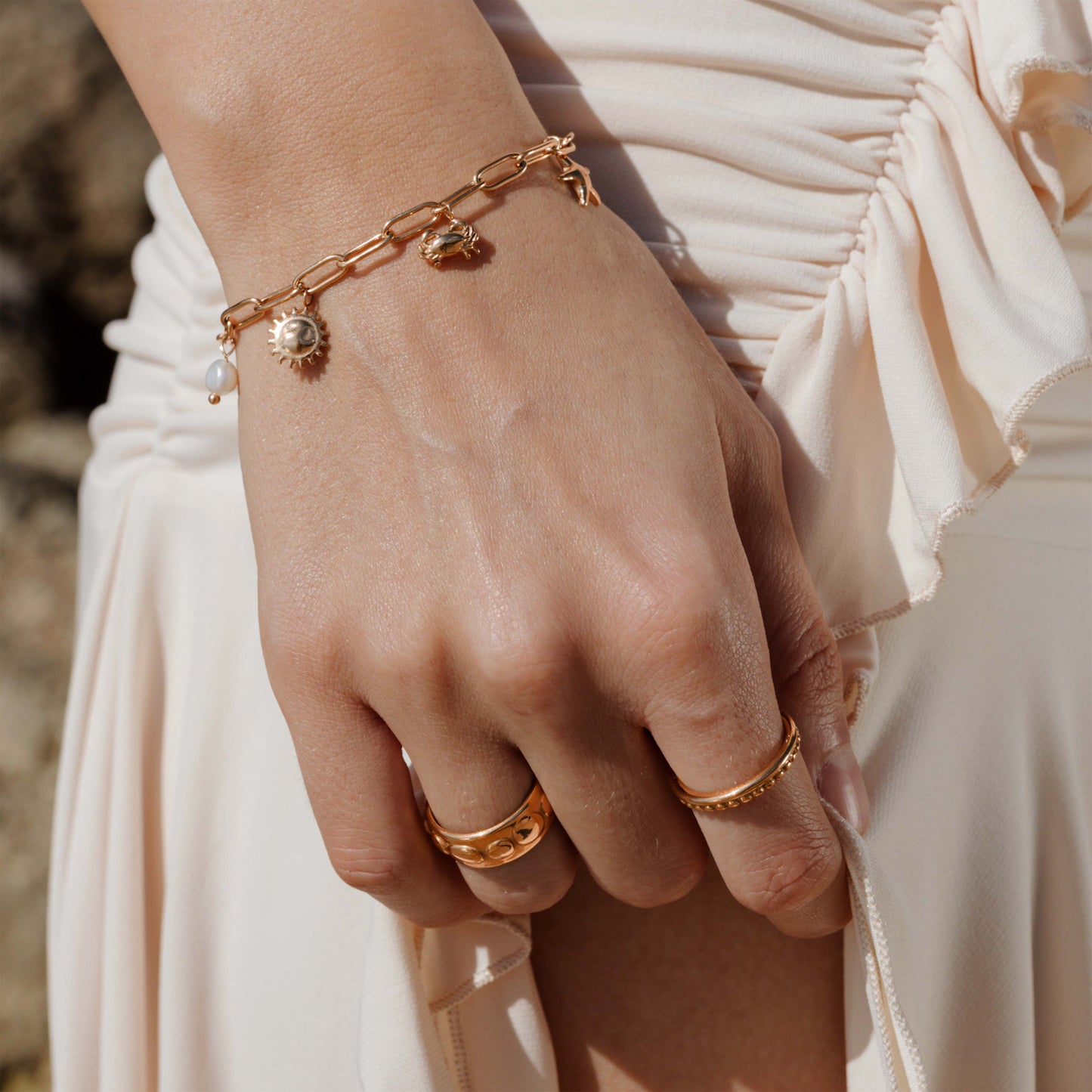 Seaside Treasures Bracelet Rose Gold