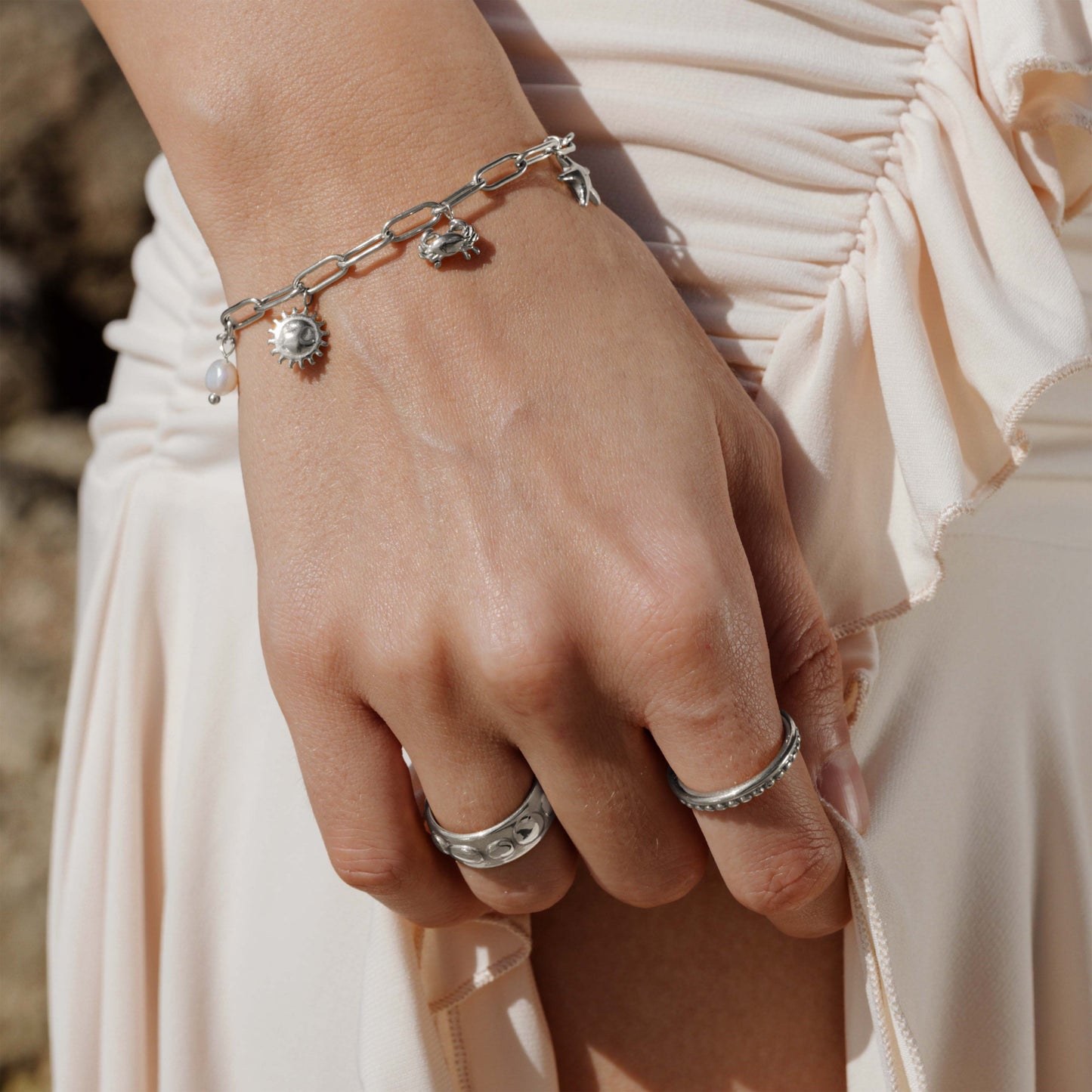 Seaside Treasures Bracelet Silver