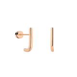 Clean Edge Studs Rose Gold