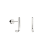 Clean Edge Studs Silver