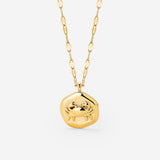 Crab Chaser Necklace Gold