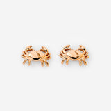 Crab Chaser Studs Rose Gold