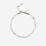 Curved Links Bracelet Silver