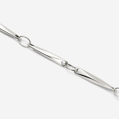 Curved Links Bundle Silver