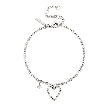 Heart of Gold Bracelet Silver