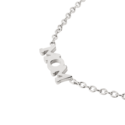 Mom Forever Necklace Silver