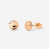 Ocean's Echo Studs Rose Gold