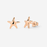 Sea Star Studs Rose Gold