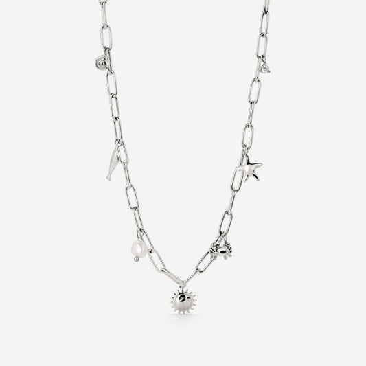 Seaside Treasures Necklace Silver