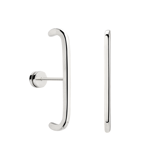 Soft Line Studs Silver