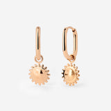 Solaris Oval Hoop Set Baby Rose Gold