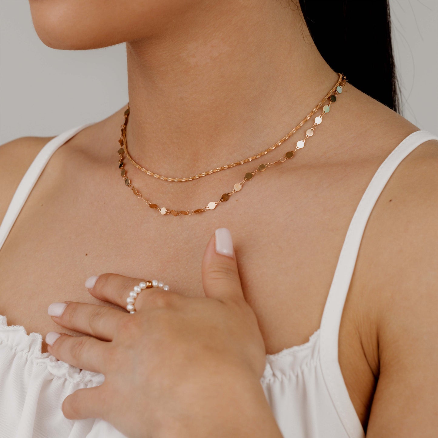 Timeless Ties Necklace Rose Gold