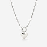 Amore Mio Classic Chain Necklace Set Silver