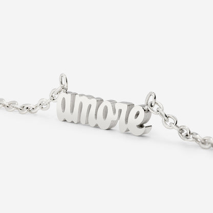 Amore Mio Necklace Silver