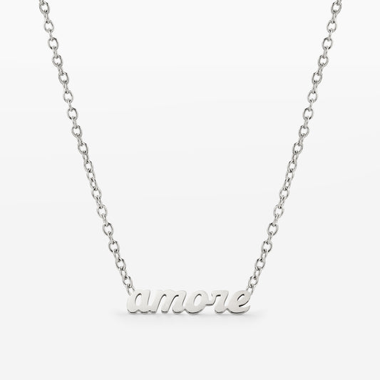Amore Mio Necklace Silver