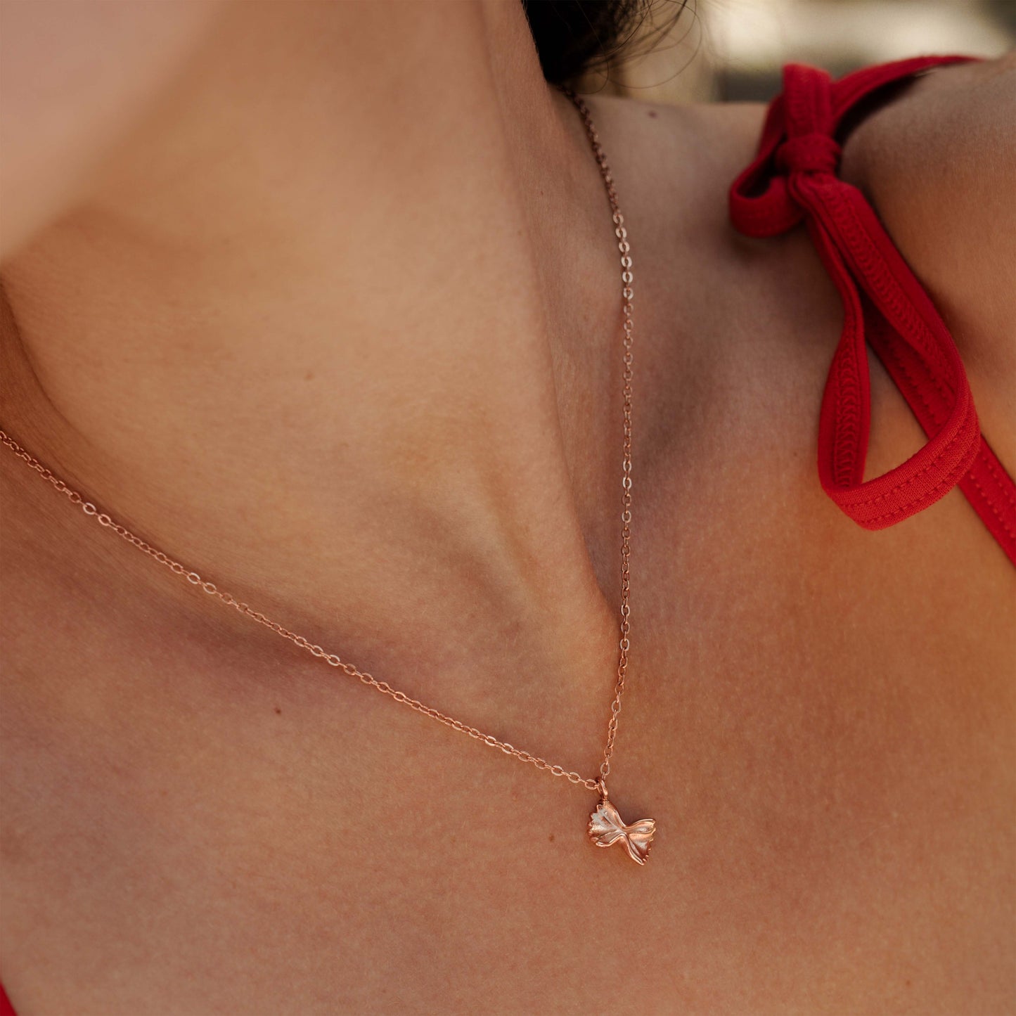 Farfallissimo Necklace Rose Gold