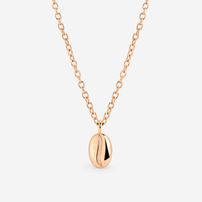 Golden Bean Necklace Rose Gold