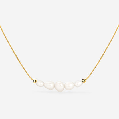 Pearlessence Choker Gold