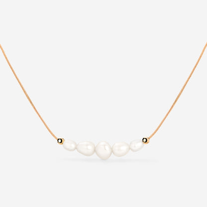 Pearlessence Choker Rose Gold