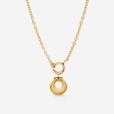 Pearly Shell Classic Chain Necklace Set Gold