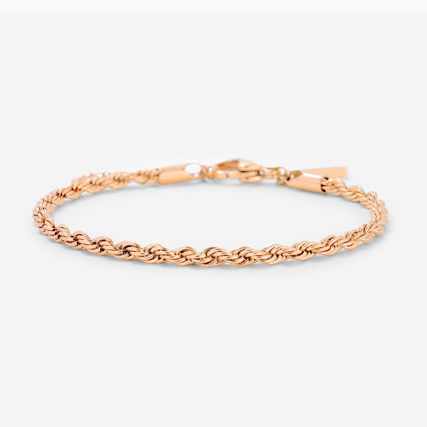 Rope Chain Bracelet Rose Gold