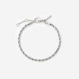 Rope Chain Bracelet Silver