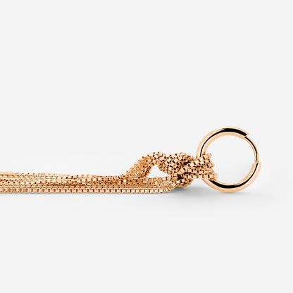 Sea Strands Hoop Set Small Rose Gold